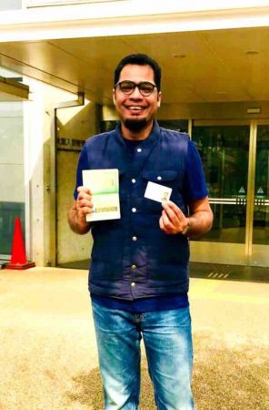 就労ビザ変更完了交付日